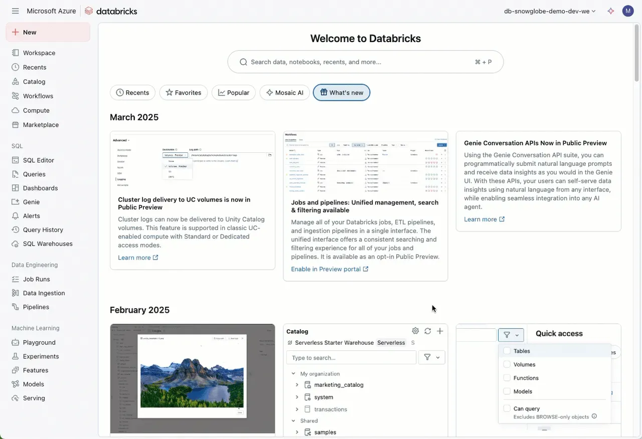 Image for the post Activate Tabs in Databricks