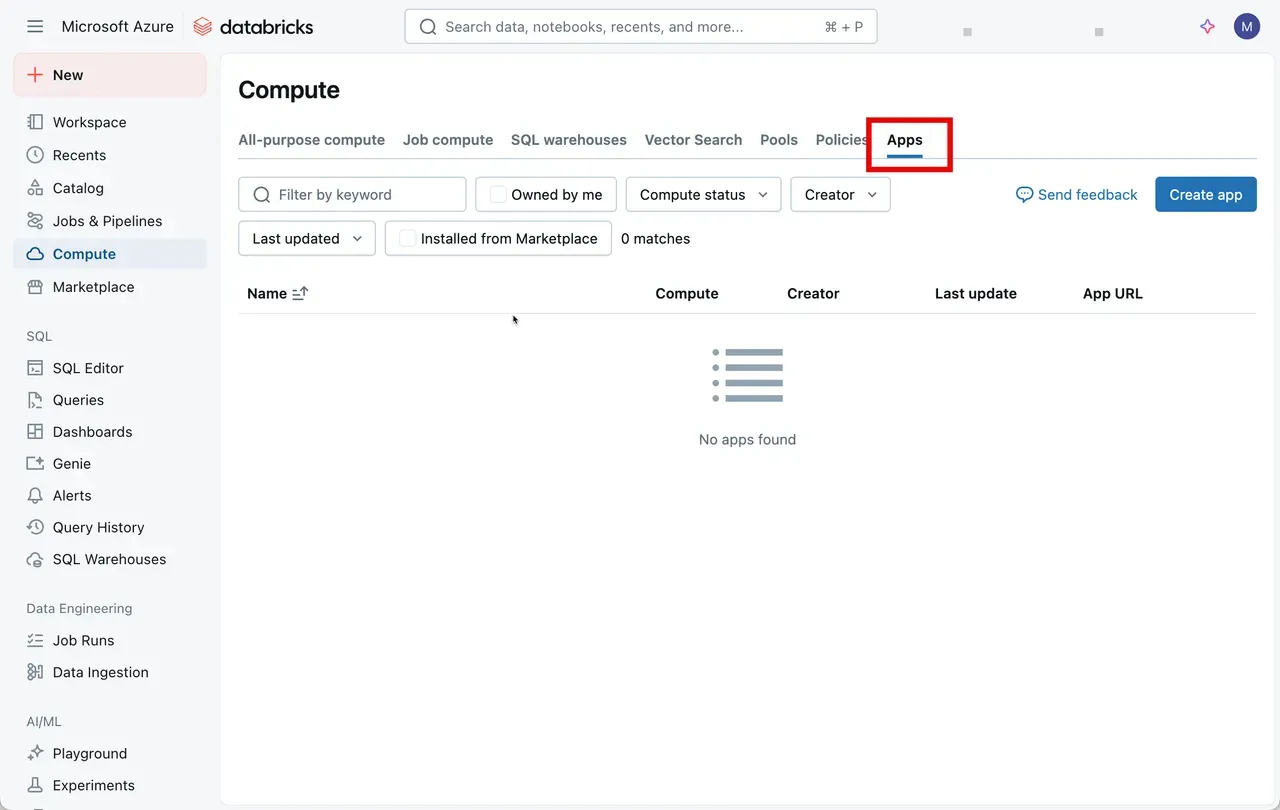 Image for the post Databricks Apps available in GWC by 31 Jul