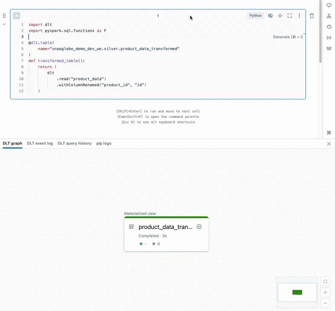 Image for the post Databricks Delta Live Tables supports multiple schema/catalog targets