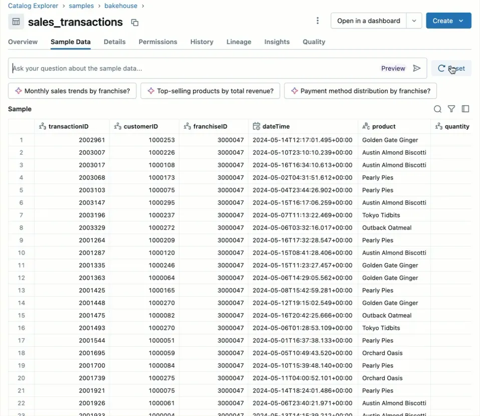 Image for the post Explore Table using LLM in UC