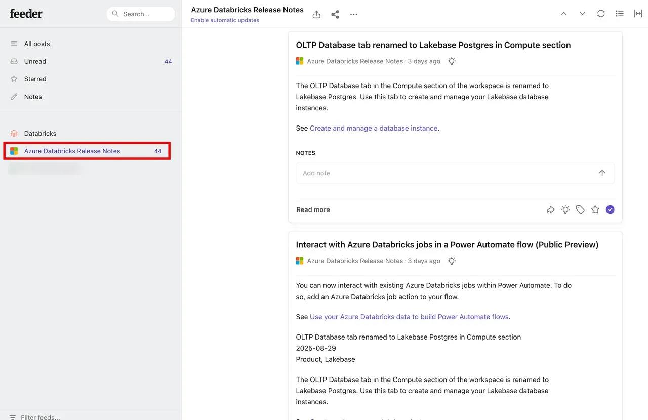 Image for the post Databricks Release Notes
