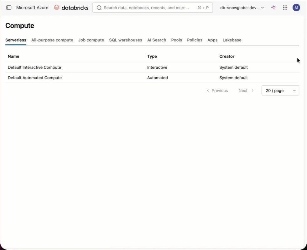 Image for the post Databricks serverless compute access control