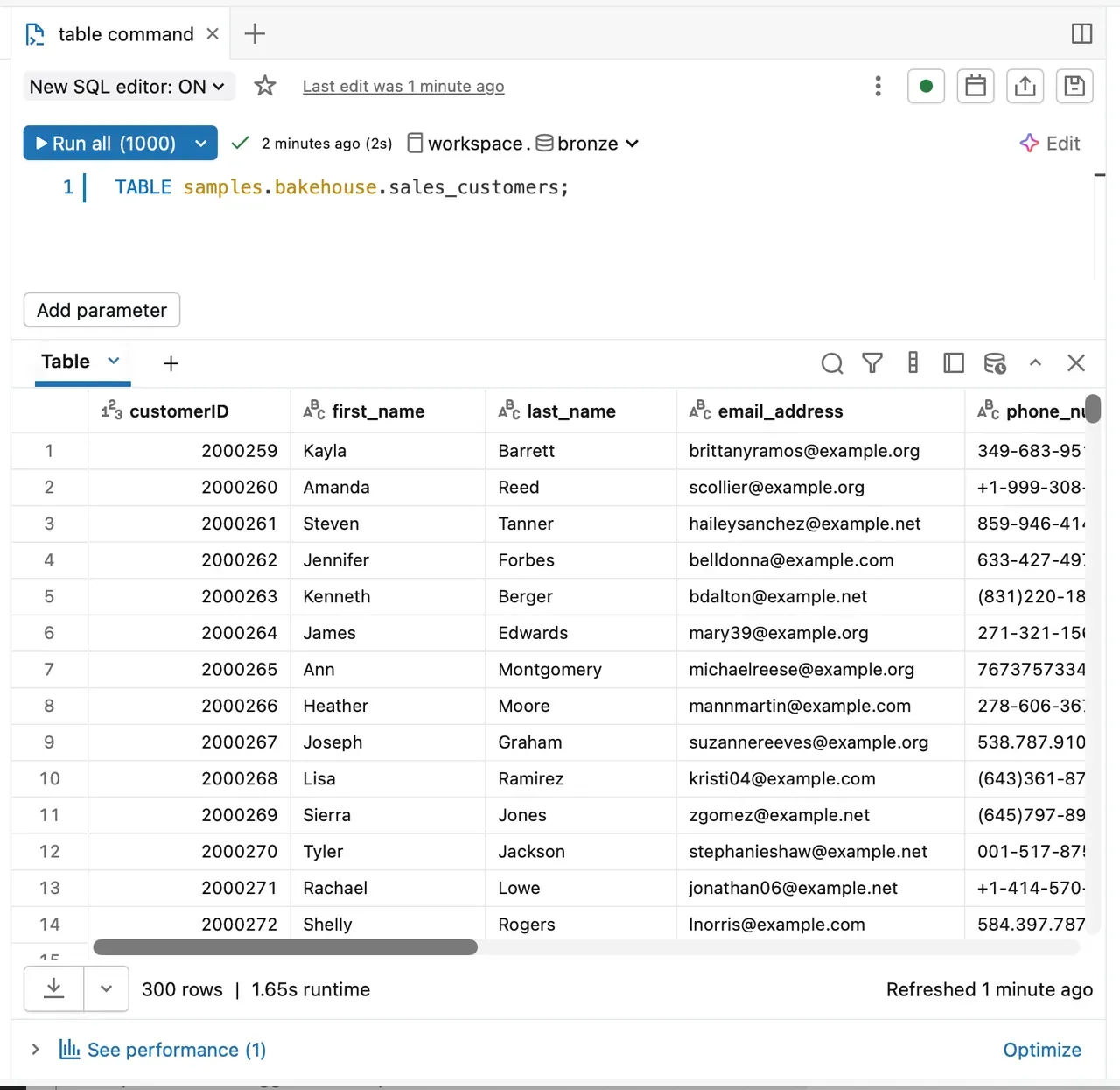 Image 1 of 2 for the post Databricks SQL Table Command