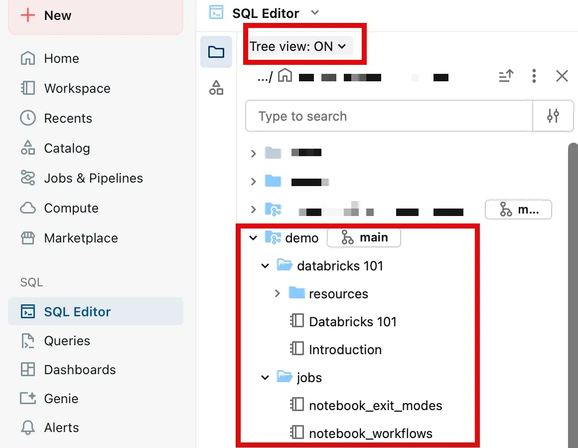 Image for the post Workspace Explorer File Tree
