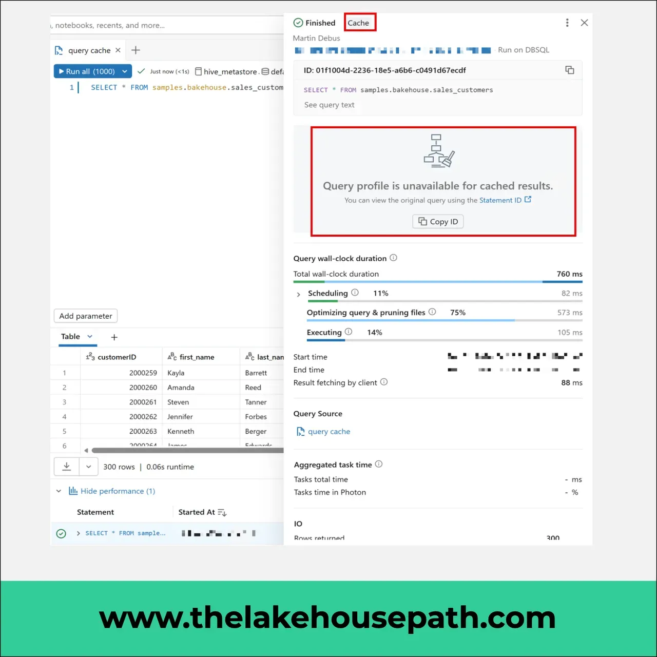 Image for the post The Lakehouse Path: SQL Warehouse Query Caching